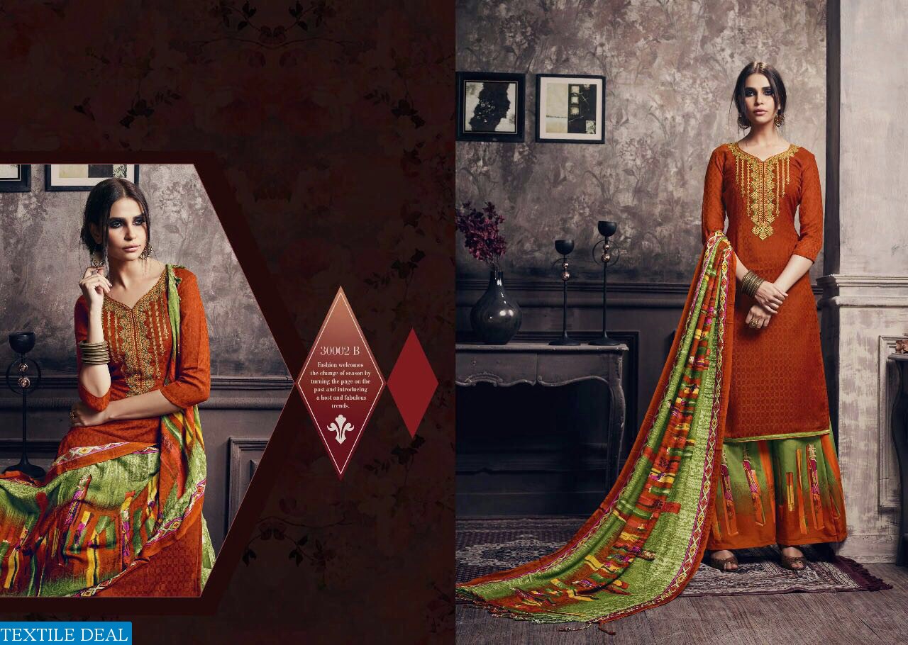 Sargam aarzu vol-7 Wholesale Winter special dress material